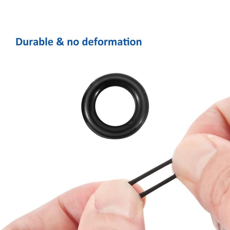 Fishfun Wacky Rig Tool with Silicone O Rings, 100Pcs for 3"-4" Senko Worms and 100Pcs for 5"-7" Worms. Easy Installation and Great Protection of Your Plastic Worms - Image 5